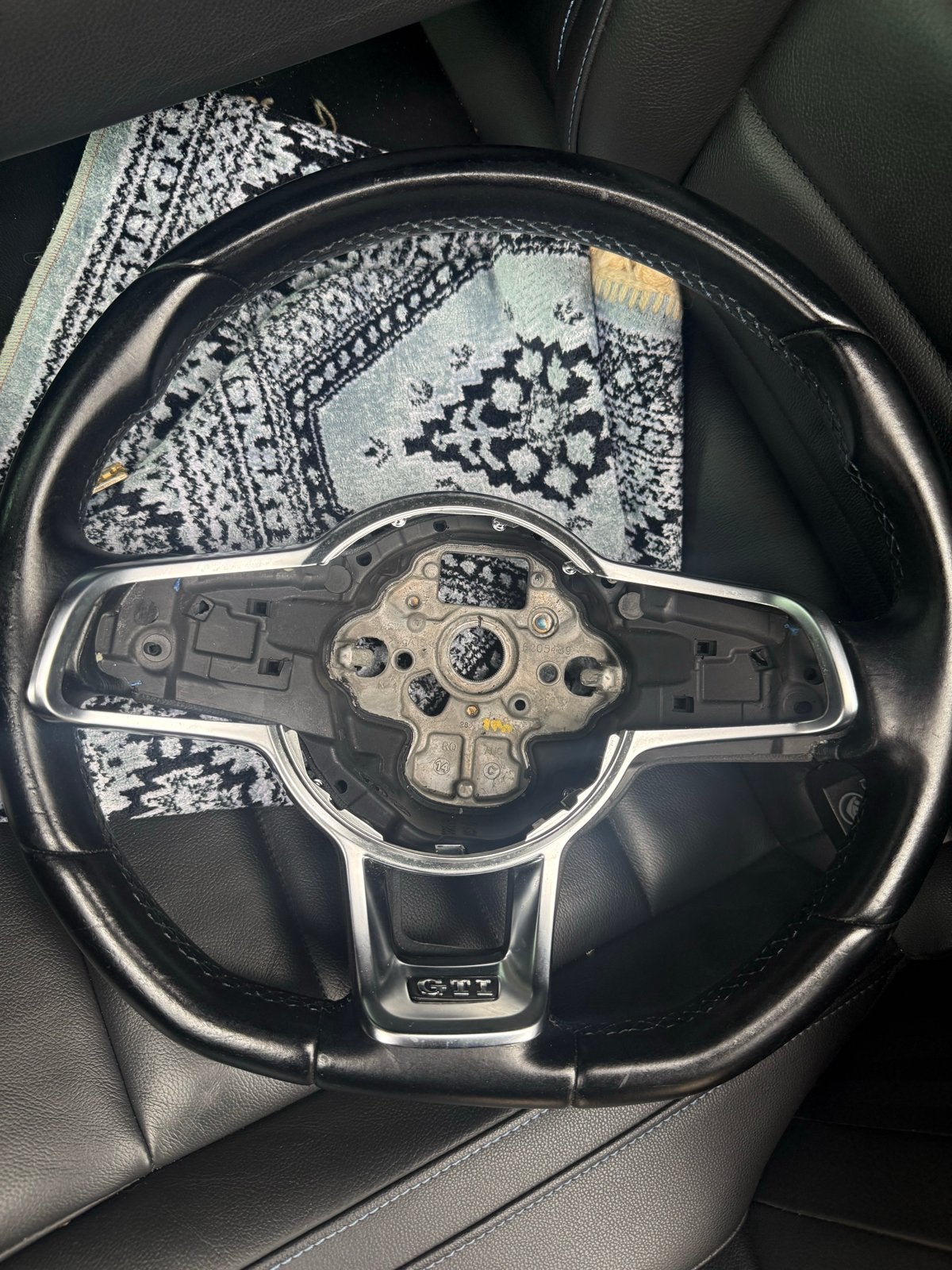 Origineel GTE stuur met trim, Ophalen of Verzenden, Gebruikt, Volkswagen