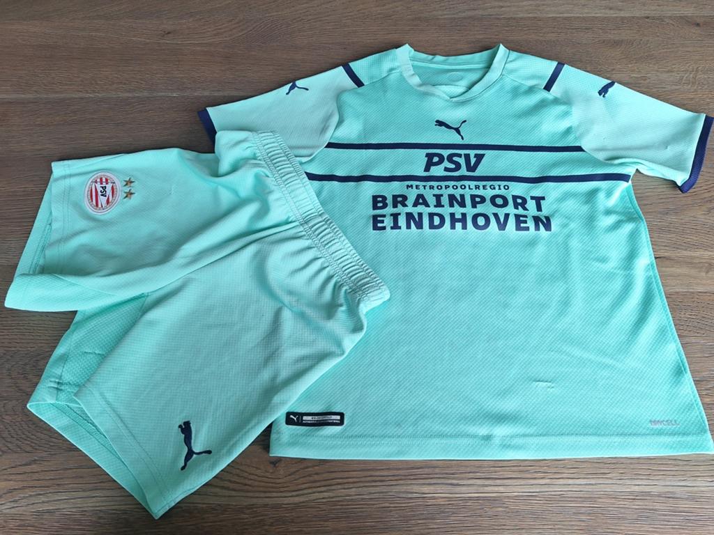 PSV Uit tenue 2022/2023 Maat 152 Madueke 10, Maat M, Ophalen of Verzenden, Zo goed als nieuw, Set