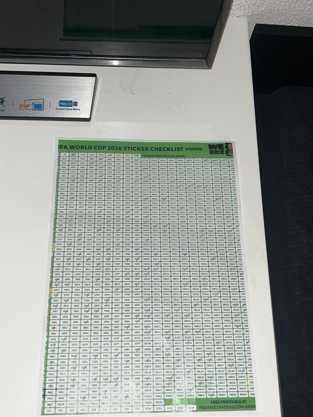 Dit is mij  Lijst  met stickers die ik nog moet, Ophalen, Zo goed als nieuw, Meerdere stickers