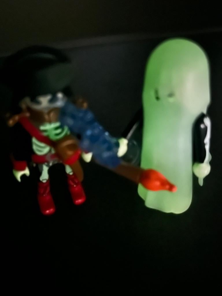 Glow in the dark Spook 4650 +Spookpiraat 4671 Playmobil, Kinderen en Baby's, Speelgoed | Playmobil, Verzenden, Gebruikt