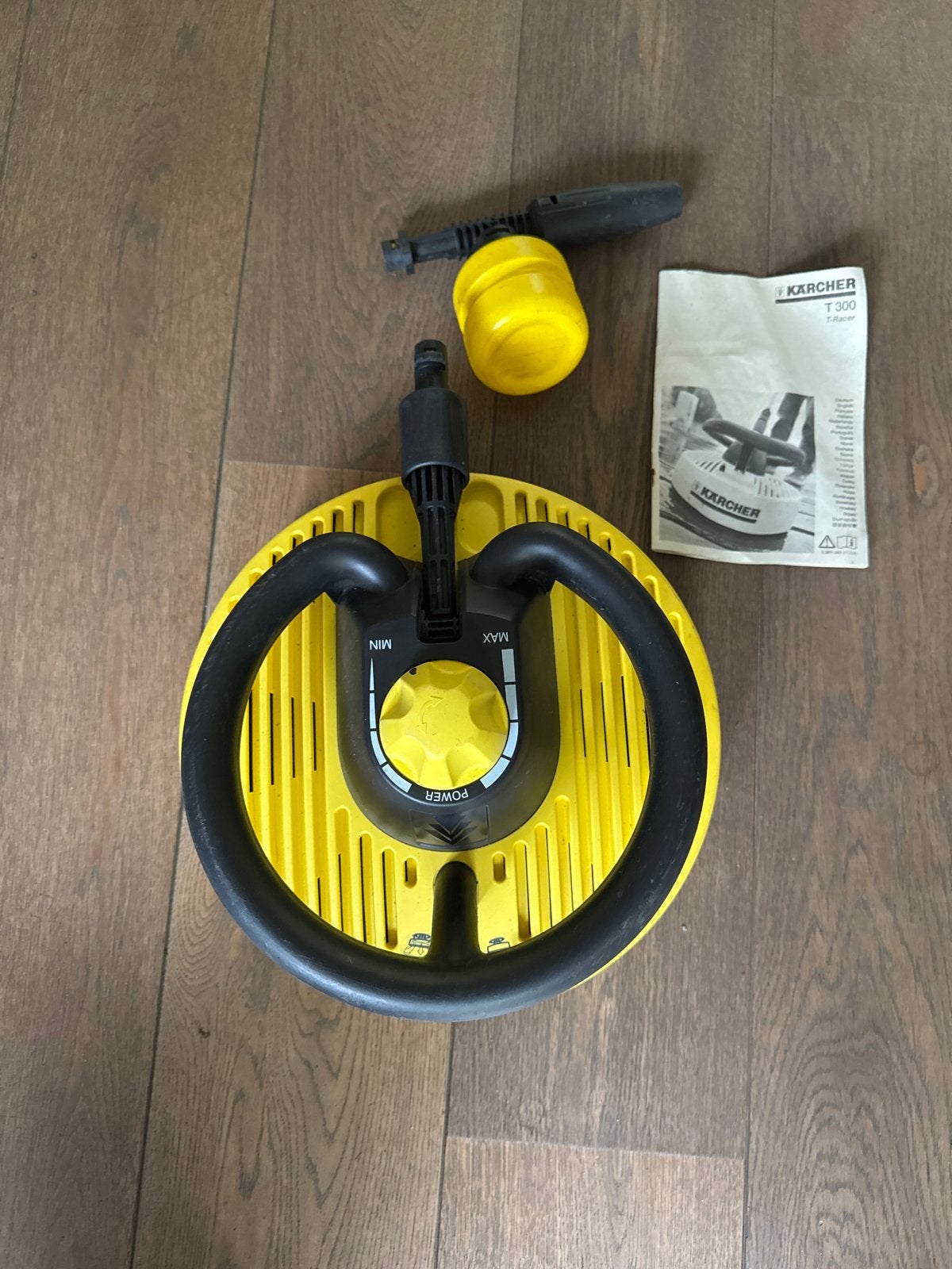 Kärcher T300 T-Racer Terrasreiniger - gebruikt, Ophalen, Gebruikt, Schrobmachine