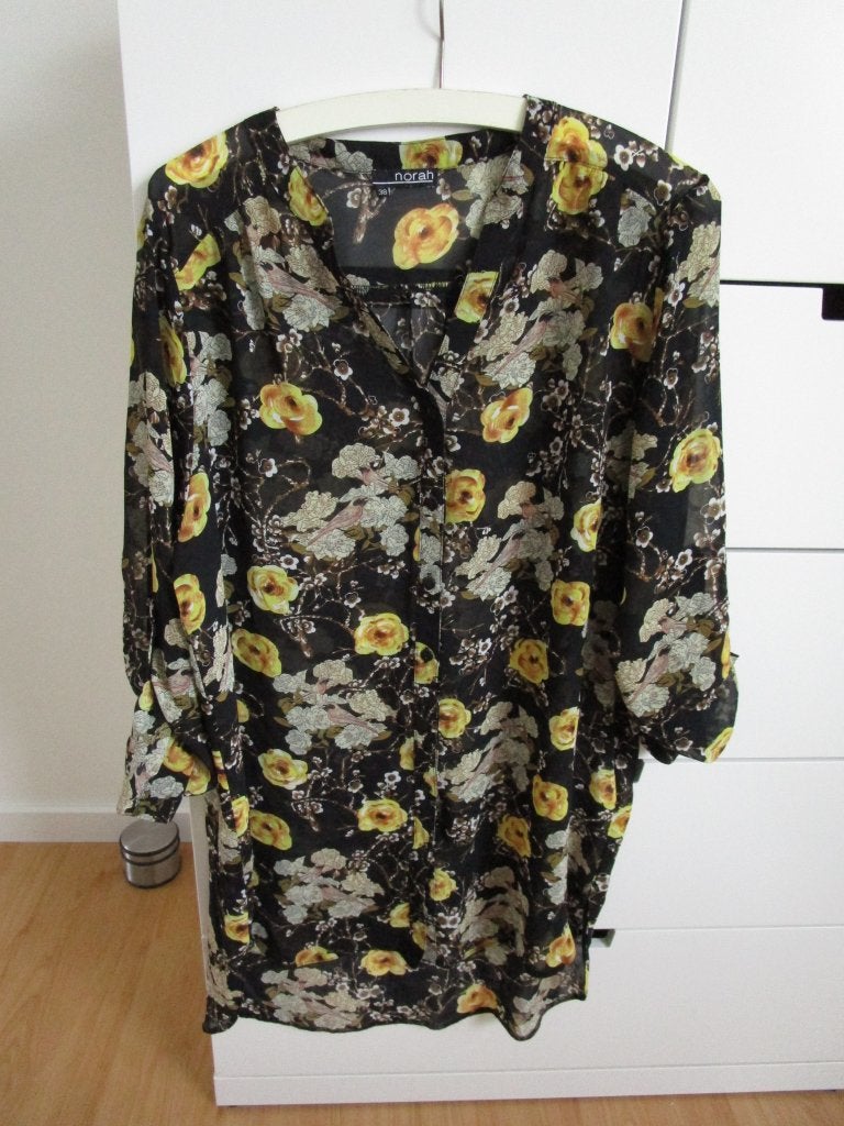 Norah maat 38 - blouse met all over print, Maat 38/40 (M), Meerkleurig, Ophalen of Verzenden, Zo goed als nieuw