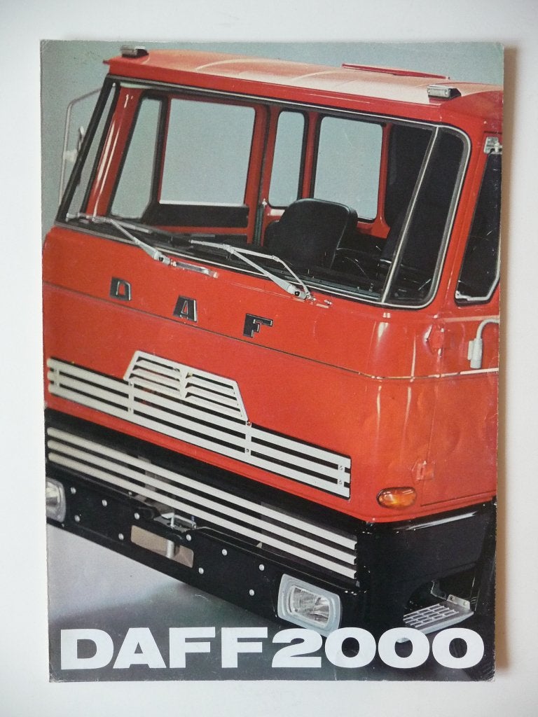 DAF F 2000 Brochure 1974 - F2000, Ophalen of Verzenden, Zo goed als nieuw, Overige merken, DAF