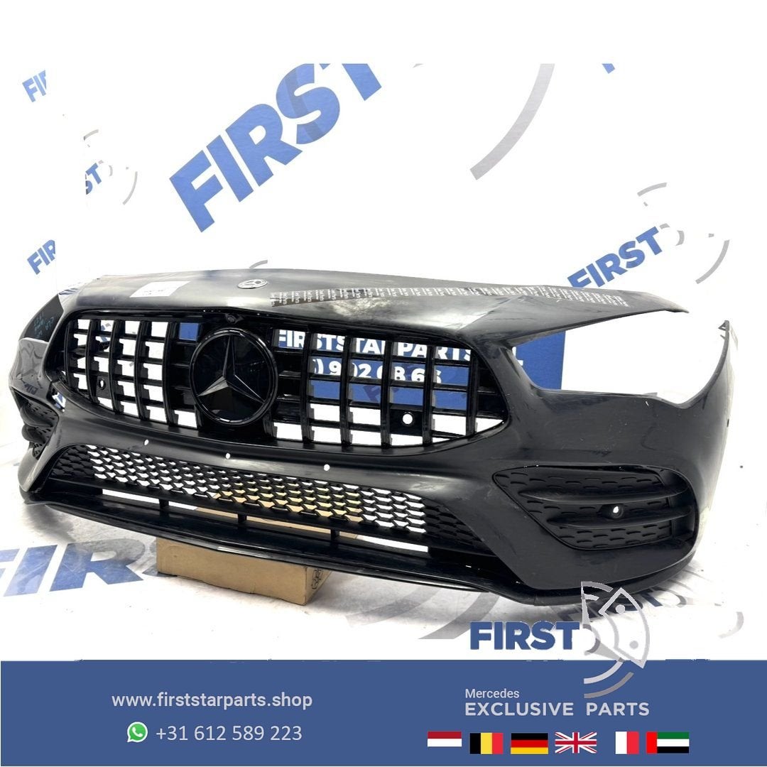 W118 BUMPER C118 X118 CLA AMG LINE VOORBUMPER COMPLEET + GT, Gebruikt, -, Voor, Ophalen of Verzenden