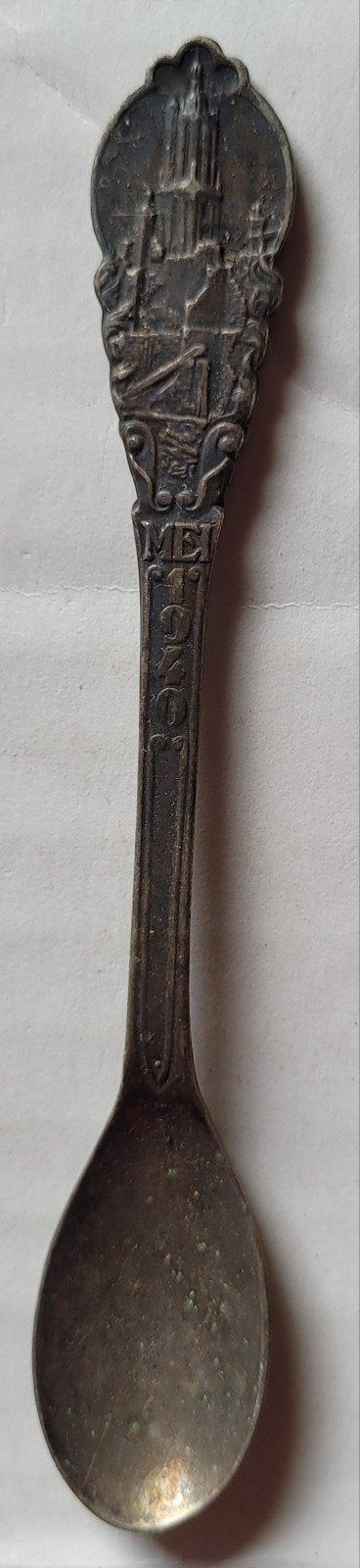 Theelepeltje mei 1940 wederopbouw Nederland, Ophalen of Verzenden