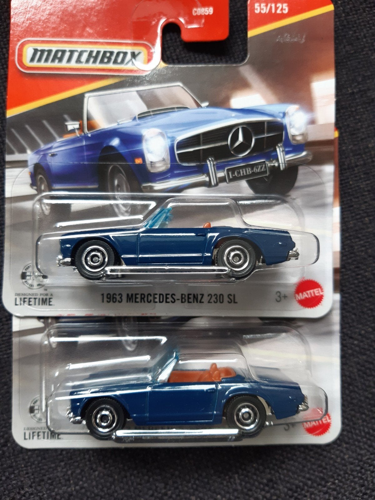 Matchbox Mercedes Benz 230 sl, Ophalen of Verzenden, Auto