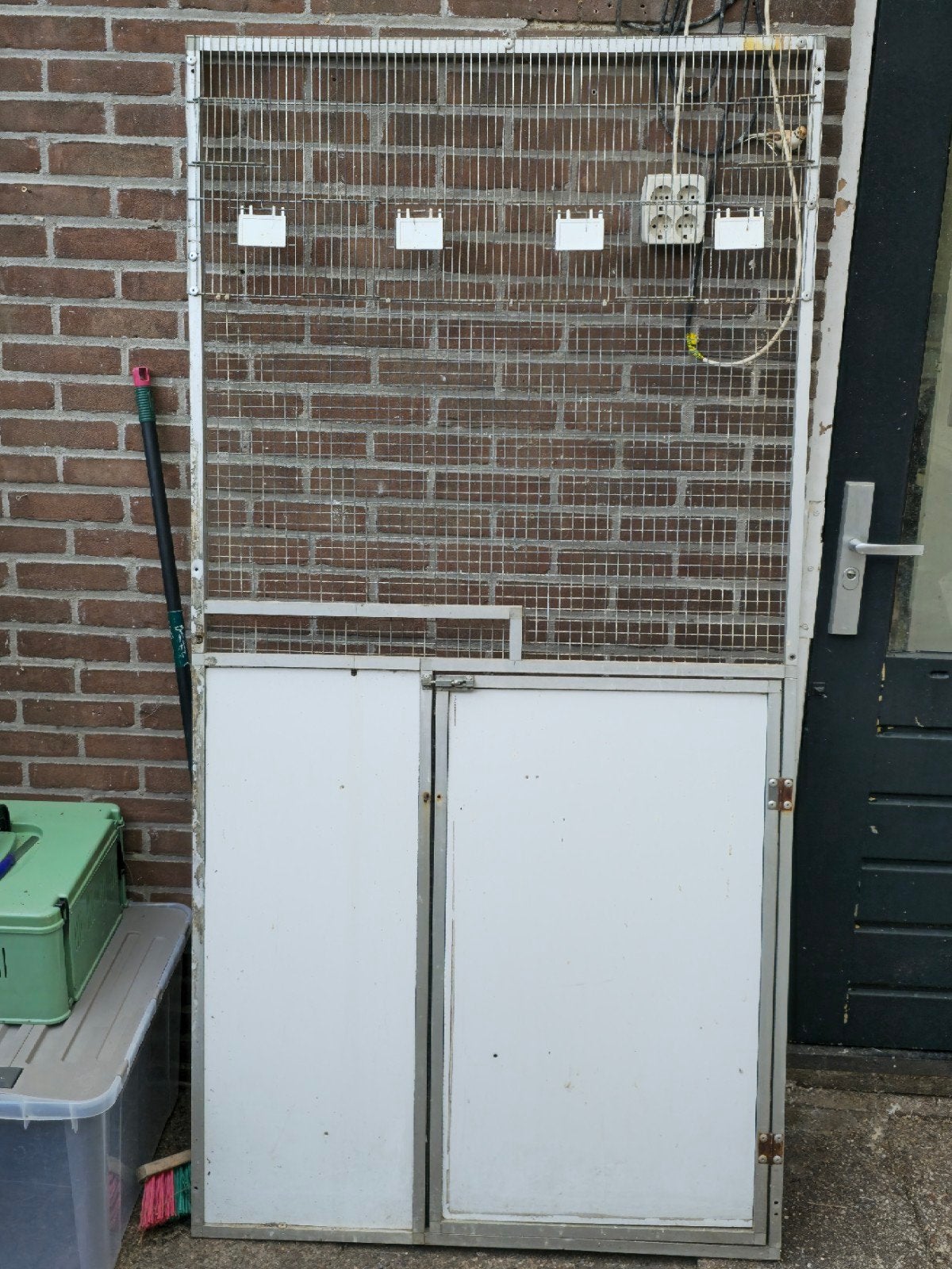 volière 200x100 4stuks met duren, Dieren en Toebehoren, Ophalen of Verzenden, Aluminium, Volière