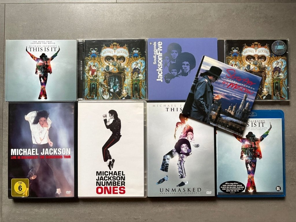 Michael Jackson & Jacksons 8x: Dangerous, This Is & Moscow, Cd's en Dvd's, Cd's | Pop, Ophalen of Verzenden, Zo goed als nieuw