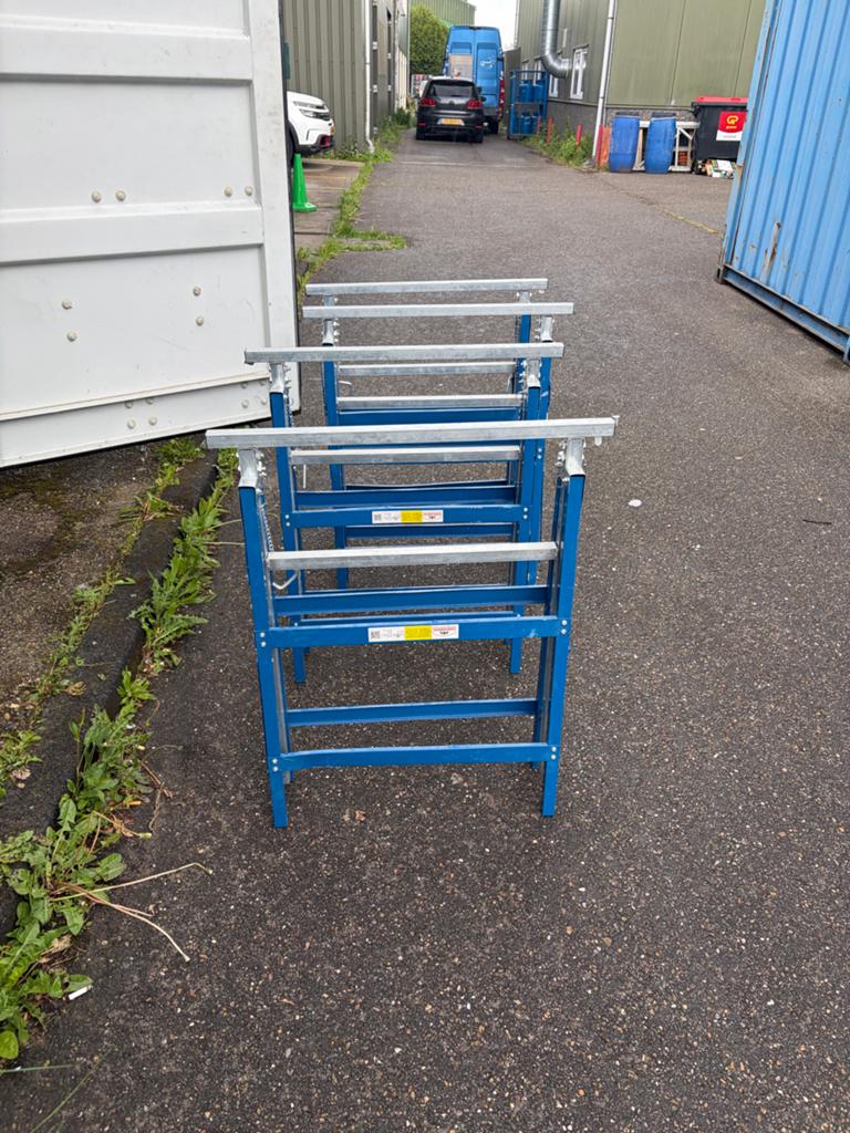 Steigerbokken (4 stuks) - Blauw en Zilver, Ophalen, Gebruikt, Overige typen, Minder dan 2 meter