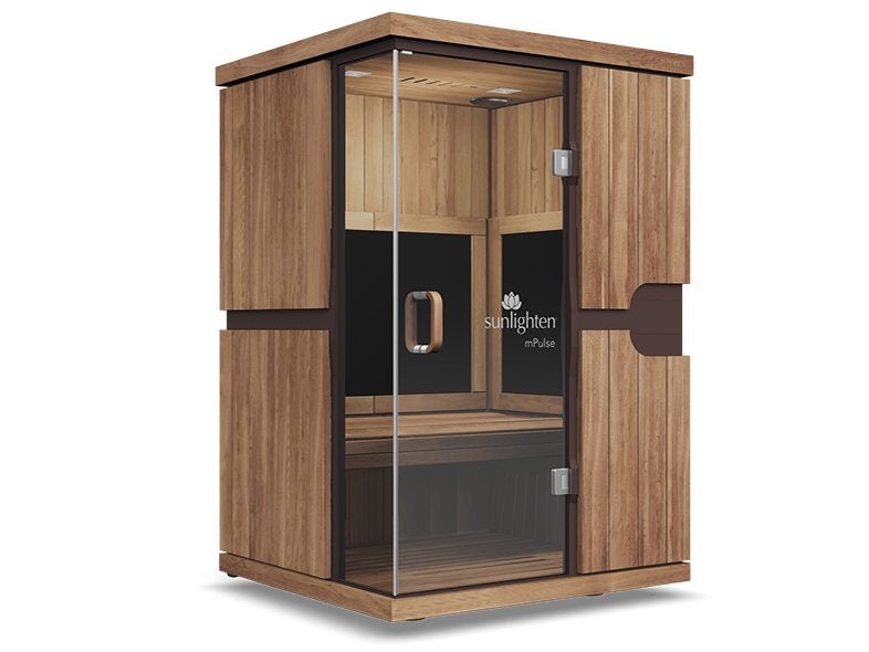 Sunlighten MPulse Believe infrarood sauna - 2 persoons, Ophalen, Zo goed als nieuw, Infrarood, Complete sauna