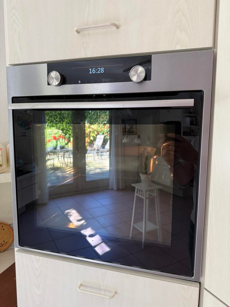 ATAG ZX6611D inbouw oven, Hete lucht, Zo goed als nieuw, Oven met grill, Inbouw