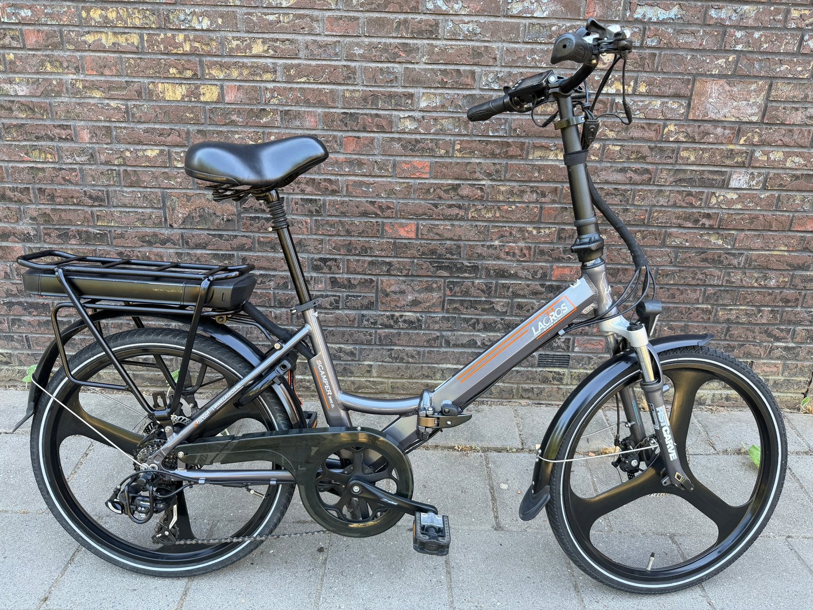 Lacros scamper s400xl 24 inch banden, Fietsen en Brommers, Fietsen | Vouwfietsen, Ophalen, Gebruikt, 20 inch of meer, Versnellingen