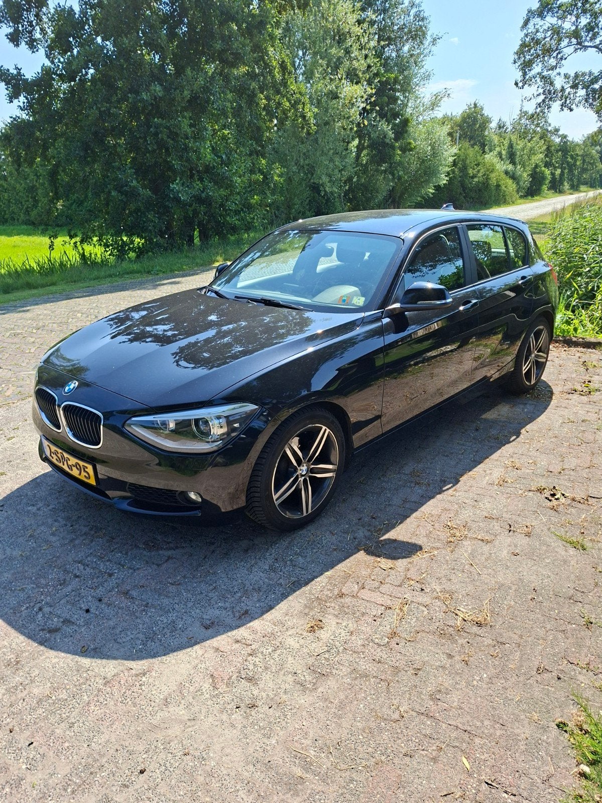 BMW F20 1-Serie 116I, Auto's, 1-Serie, 4 cilinders, Zwart, Origineel Nederlands