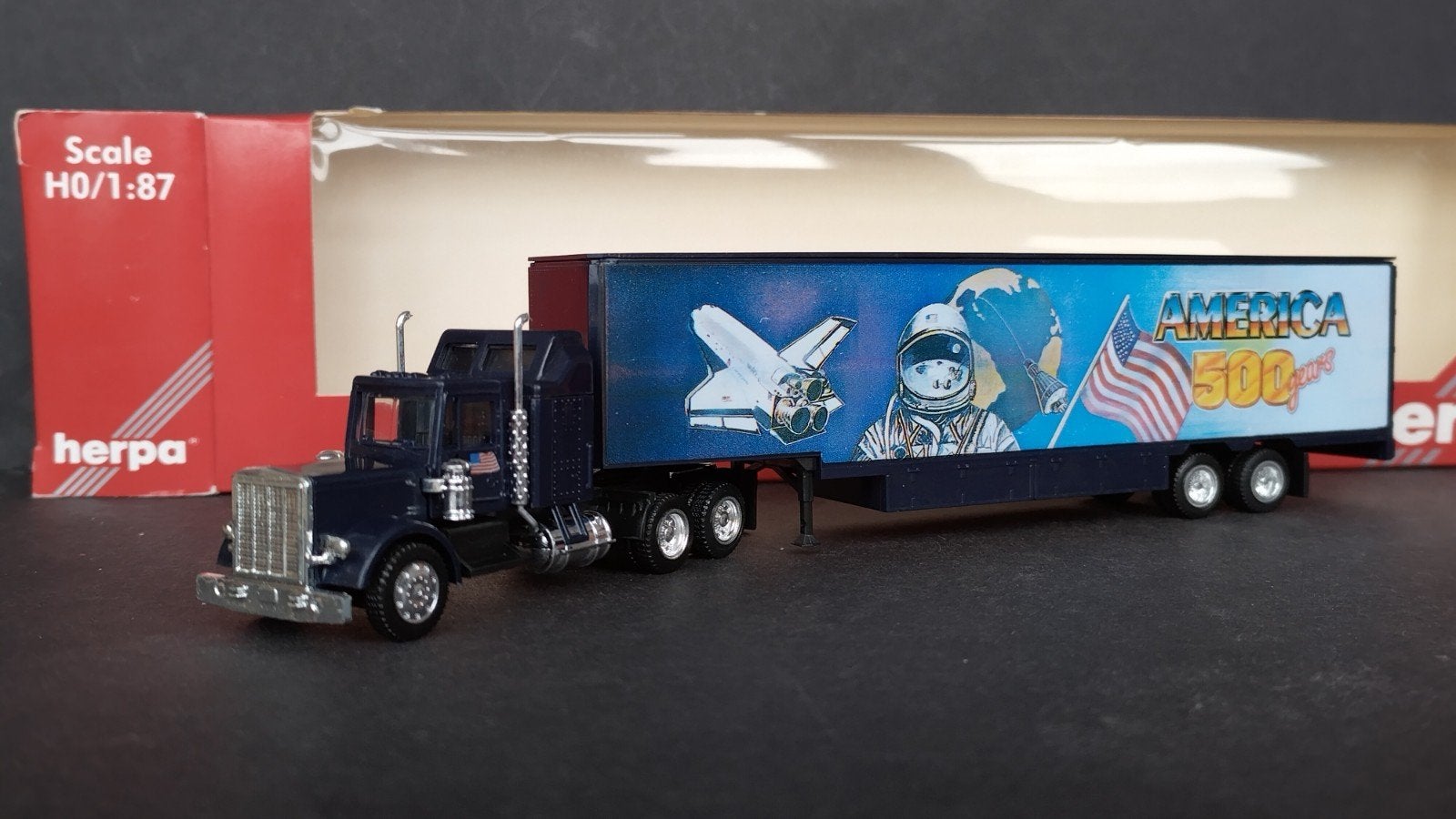 Peterbilt 500 years America  1;87 HO Herpa Pol, Overige merken, Verzenden, M, Zo goed als nieuw