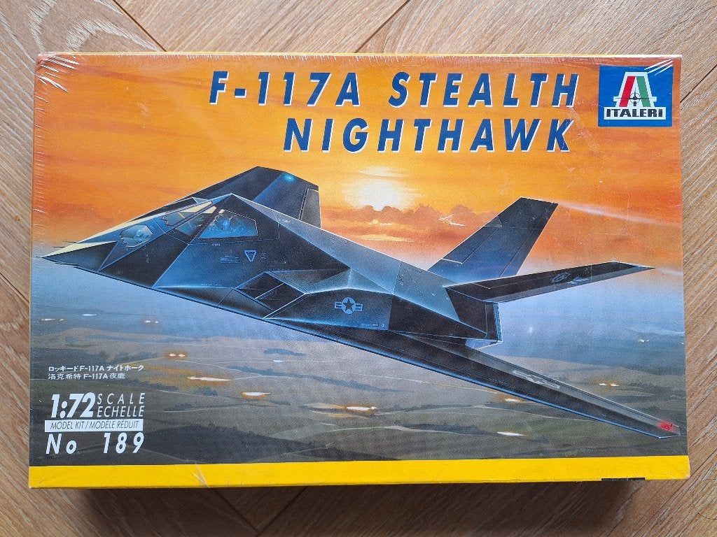 1:72 1/72 Italeri F-117A Stealth Nighthawk (Sealed), 1:72 tot 1:144, Italeri, Ophalen of Verzenden, Zo goed als nieuw