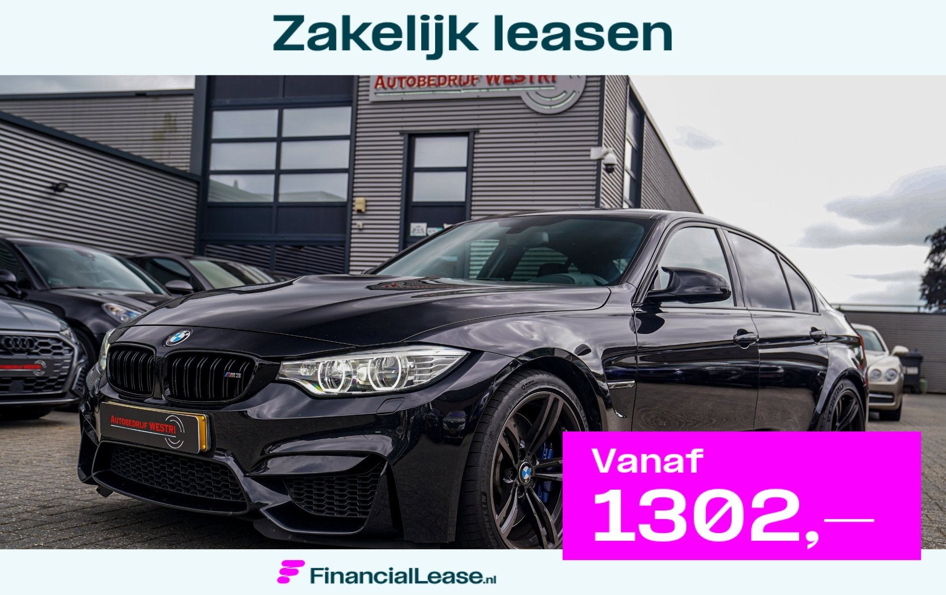 BMW 3-serie M3 | Carbon Dak | Origineel NL | BMW LED | M Dri, Automaat, Achterwielaandrijving, 1535 kg, Zwart