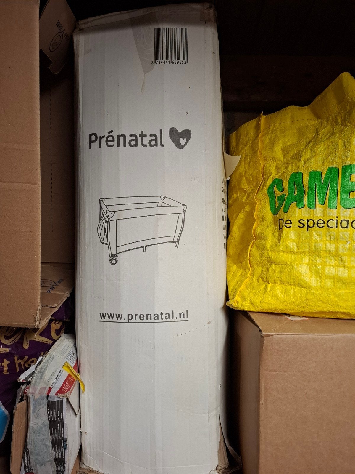 Prénatal campingbedje - Ideaal voor onderweg!, Ophalen, Zo goed als nieuw, Reisbedje