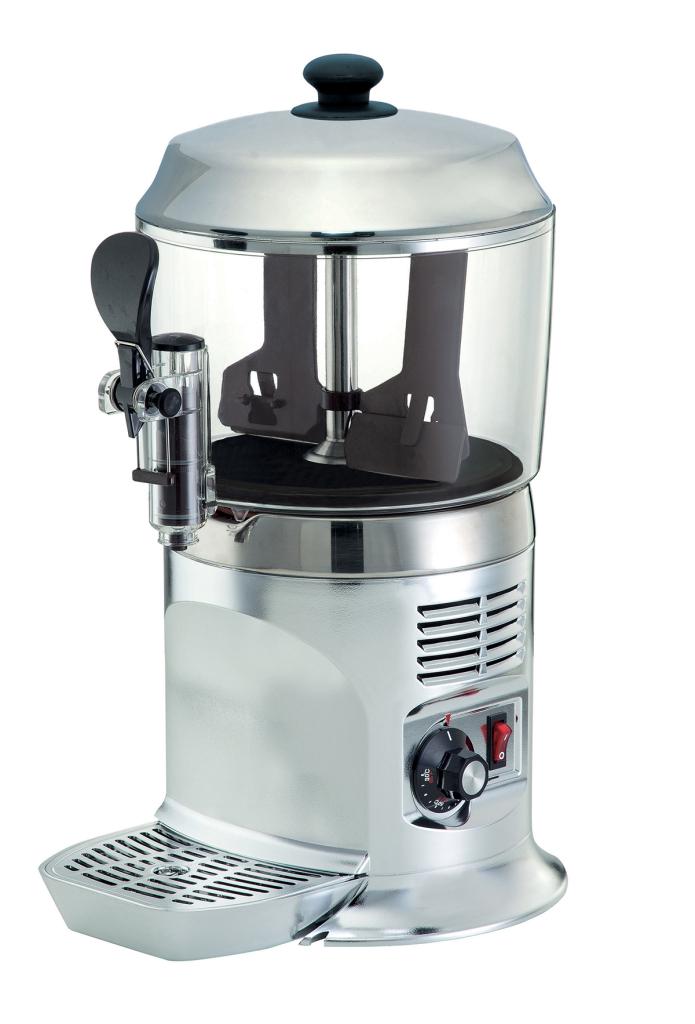 DISPENSER VOOR WARME CHOCOLADEMELK 6 liter, Niet ingevuld, Zo goed als nieuw, Niet ingevuld, Niet ingevuld