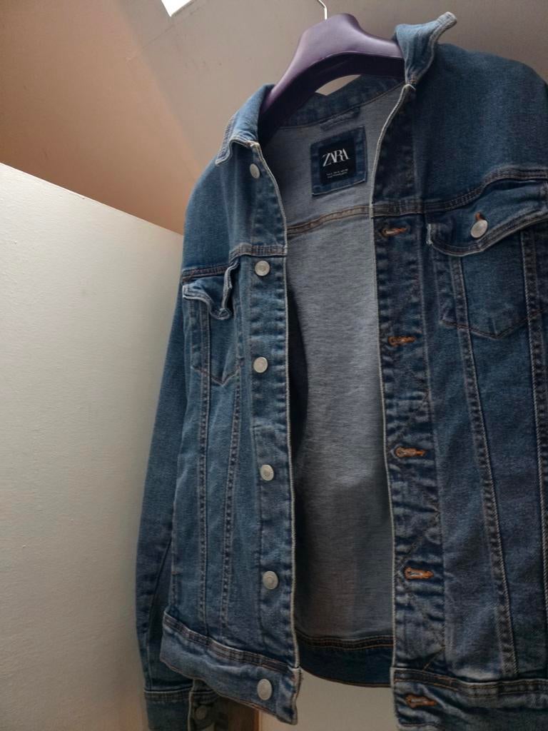 Heer spijker jas, Kleding | Heren, Jassen | Zomer, Nieuw, Ophalen of Verzenden, Zara Man, Maat 48/50 (M)