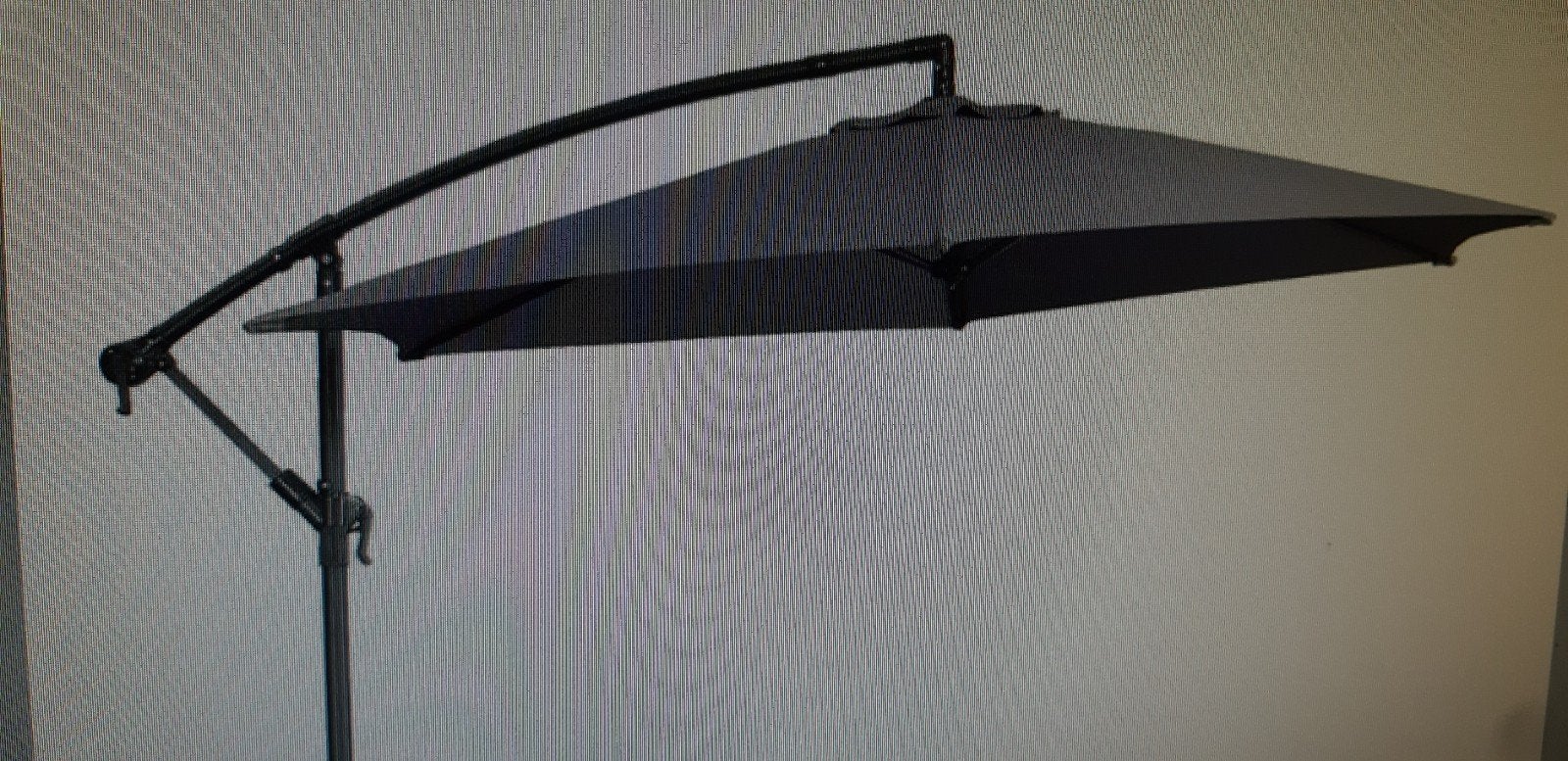 NIEUW in Doos : zweefparasol grijs, Tuin en Terras, Parasols, Ophalen, Nieuw, 2 tot 3 meter, Zweefparasol