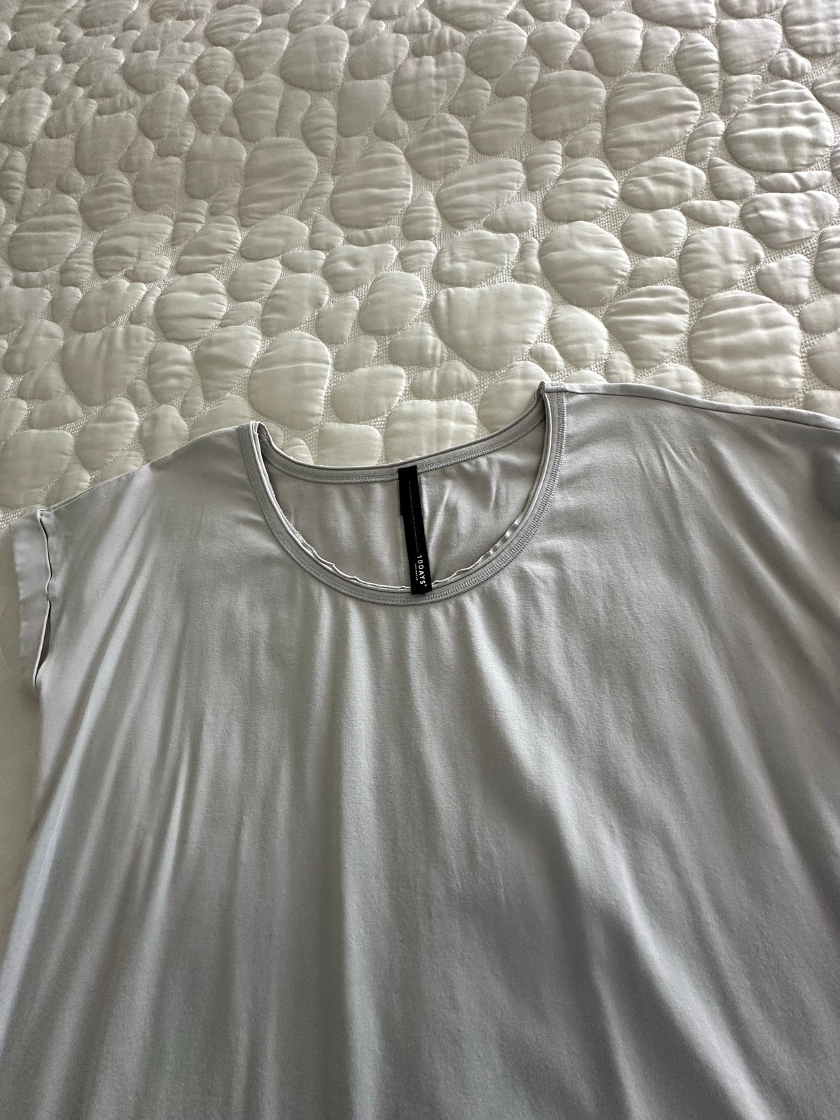 10DAYS Amsterdam T-shirt - Grijs - Maat M, Maat 42/44 (L), Ophalen of Verzenden, Zo goed als nieuw, Korte mouw