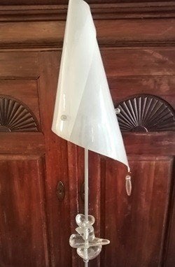 Leuke vintage design vloerlamp / lichtobject van Parquet, Ophalen, Kunststof, Design, E27 (groot)