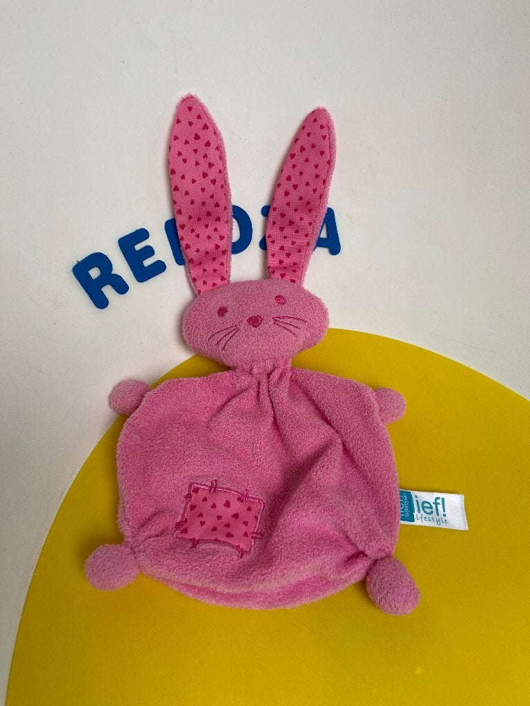 K2095 Lief! lief lifestyle konijn roze, Ophalen of Verzenden, Zo goed als nieuw, Konijn