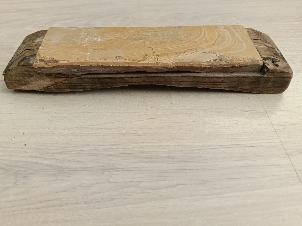 Japanse natuurlijke wetsteen, fijn grade , oud., Ophalen of Verzenden, Gebruikt