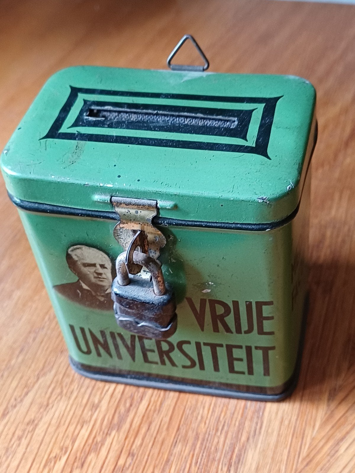 Busje Abraham Kuyper Vrije Universiteit, Verzamelen, Ophalen of Verzenden, Metaal of Blik, Overige thema's