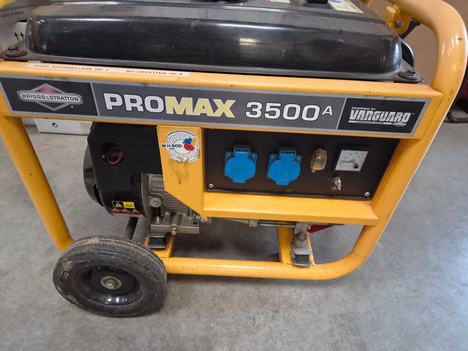 Briggs & Stratton Promax 3500 Aggregaat, Ophalen of Verzenden, Gebruikt