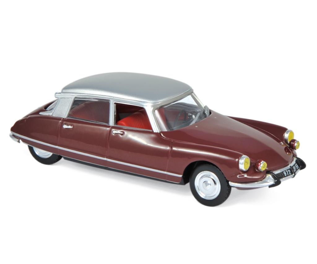 Citroen DS 21 Pallas 1967 rood of groen (blauw) Norev 1:43, Ophalen of Verzenden, Nieuw, Auto, Norev
