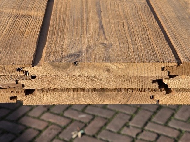 33 m2 Thermowood rabat  - nr: TP9, Tuin en Terras, Ophalen, Nieuw, 250 cm of meer, Planken