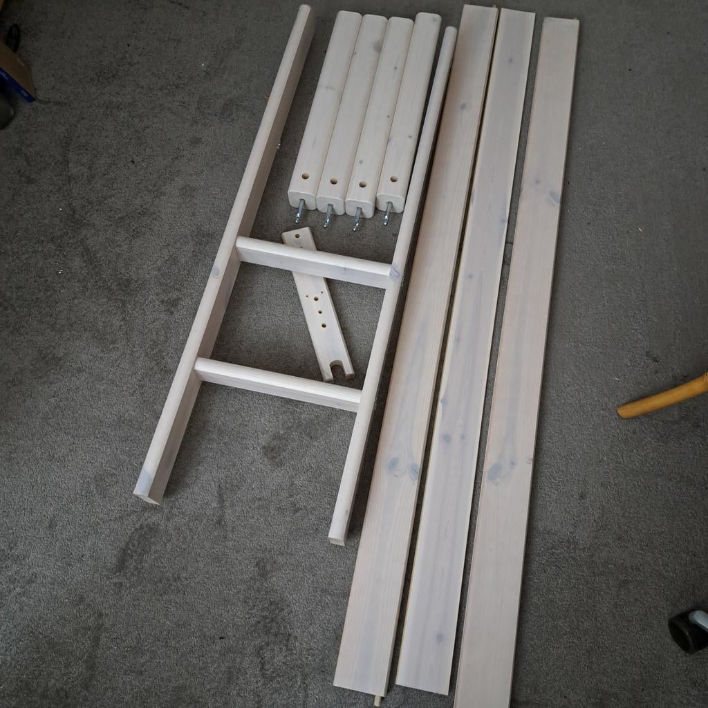 Uitbreidingsset voor Flexa halfhoogslaper, Kinderen en Baby's, Ophalen, Gebruikt, 180 cm of meer, 85 tot 100 cm