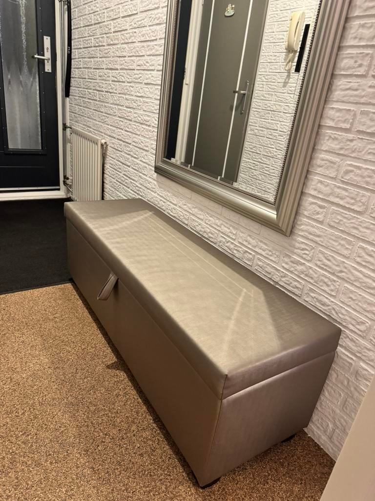 Kist met spiegel, Ophalen of Verzenden, Zo goed als nieuw, Rechthoekig, Minder dan 50 cm