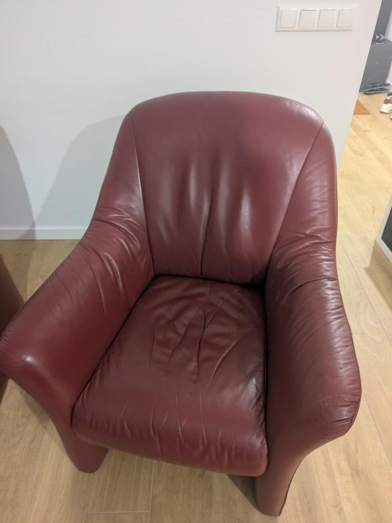 2 Armchairs, Comfortable & Stylish, Ophalen, Gebruikt, Rood, Twee