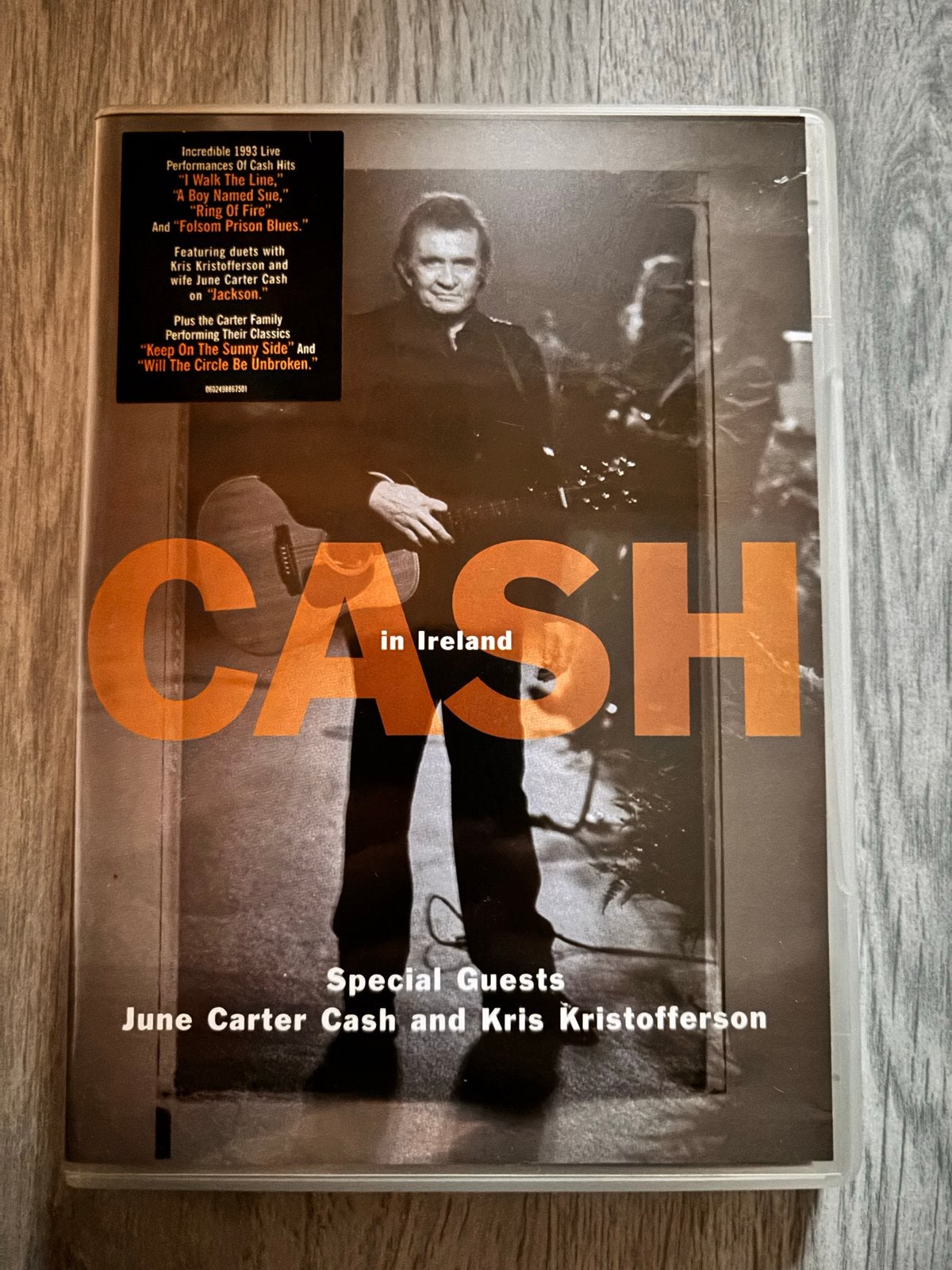 #1 Johnny Cash in Ireland DVD - Live Concert, Alle leeftijden, Ophalen of Verzenden, Zo goed als nieuw