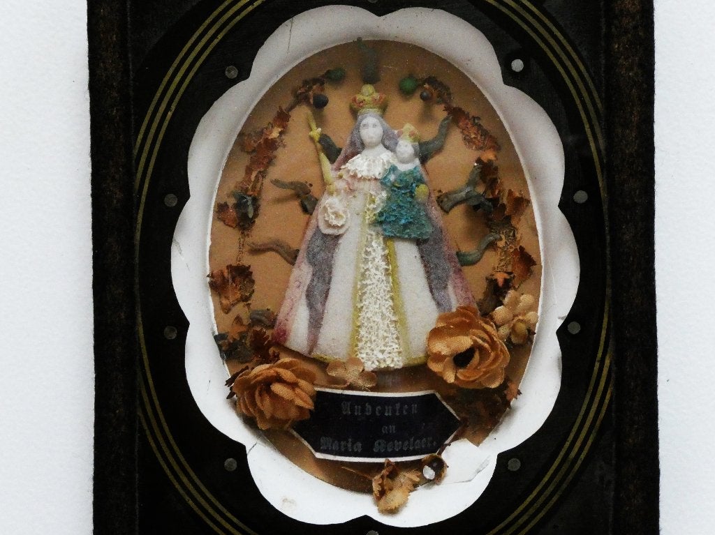 Aandenken van Maria Kevelaer van za. 1850 - 1900, Ophalen of Verzenden