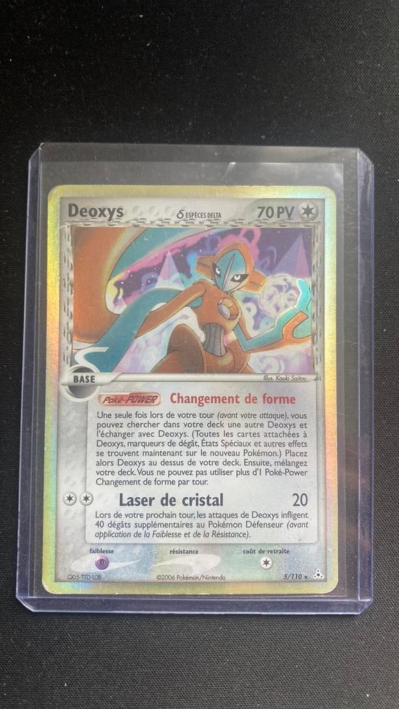 Deoxys delta species, Hobby en Vrije tijd, Verzamelkaartspellen | Pokémon, Ophalen of Verzenden, Zo goed als nieuw, Losse kaart