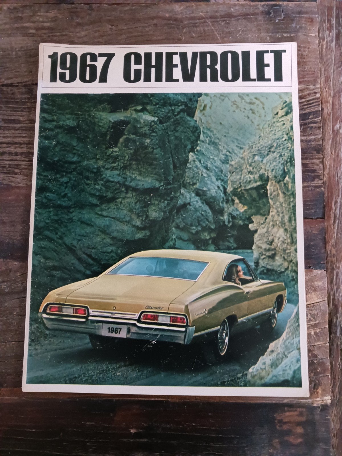 Chevrolet folder 1967, Ophalen of Verzenden, Gelezen, Chevrolet