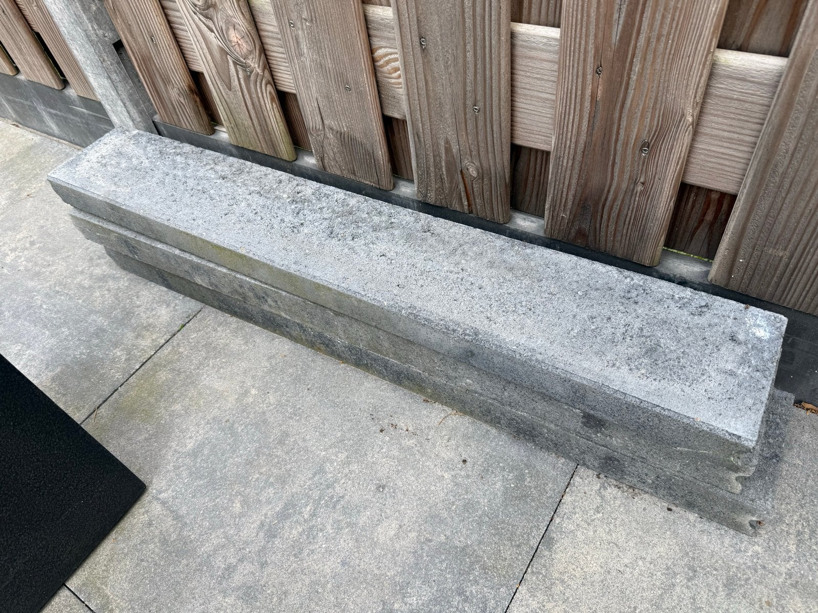 3 opsluitbanden (nieuw) antraciet, Tuin en Terras, Ophalen, Overige typen, Nieuw, Minder dan 5 m²