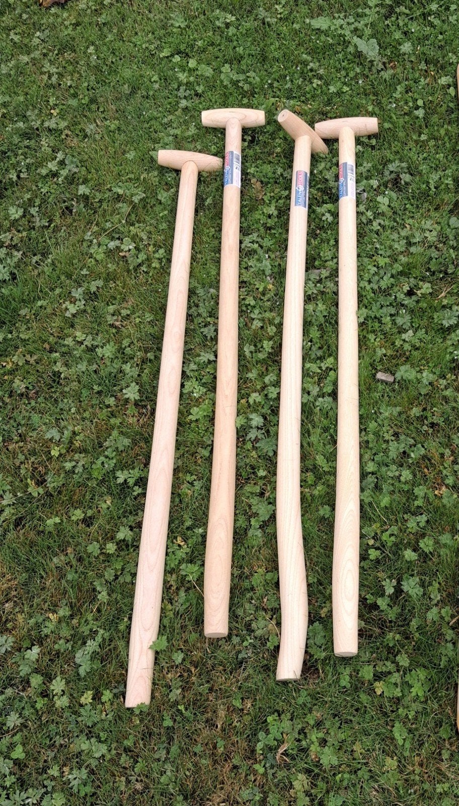 4 Essen schopstelen gebogen 100 cm lang, Ophalen of Verzenden, Nieuw, Overige typen