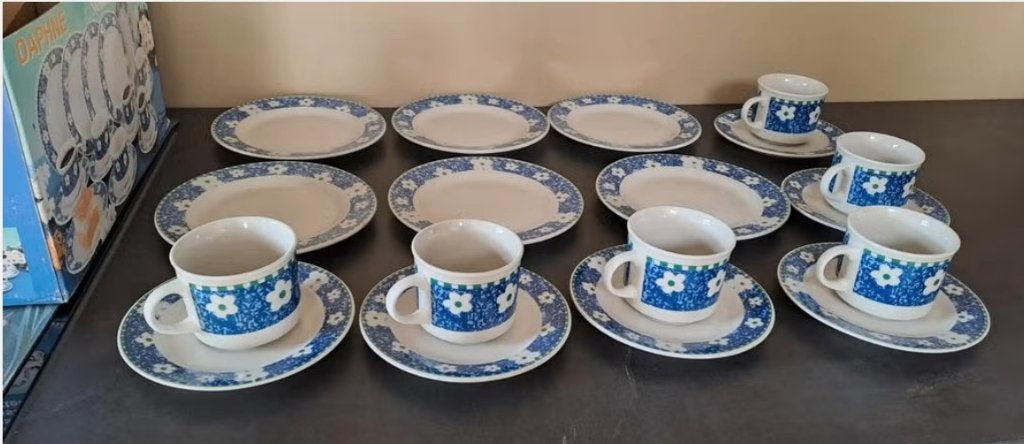 Koffieservies Daphne 18-delig in doos, Ophalen of Verzenden