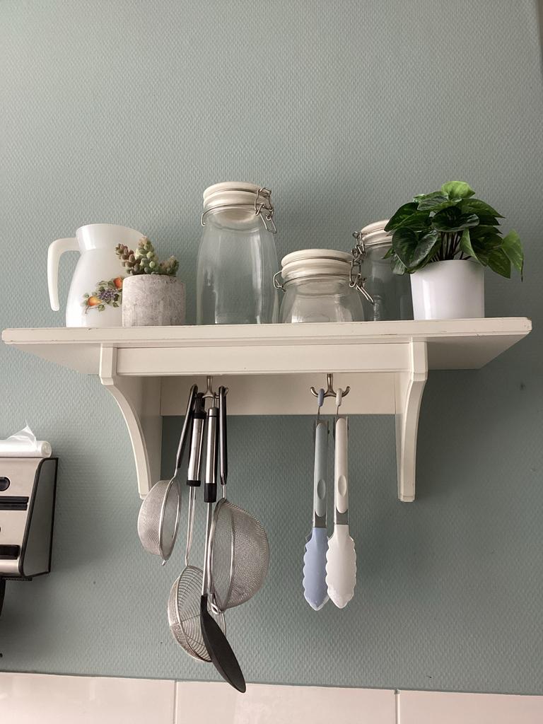 IKEA Keukenplank met haken - 59x25x20 cm, Ophalen, Zo goed als nieuw