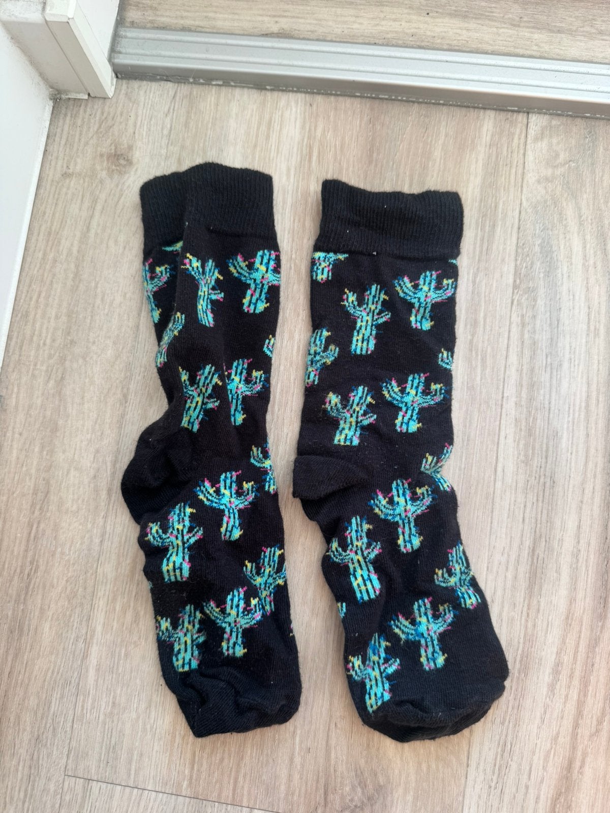 Happy socks maat 39-40 cactus, Verzenden, Zo goed als nieuw, Maat 39 t/m 42, Sokken en Kniesokken