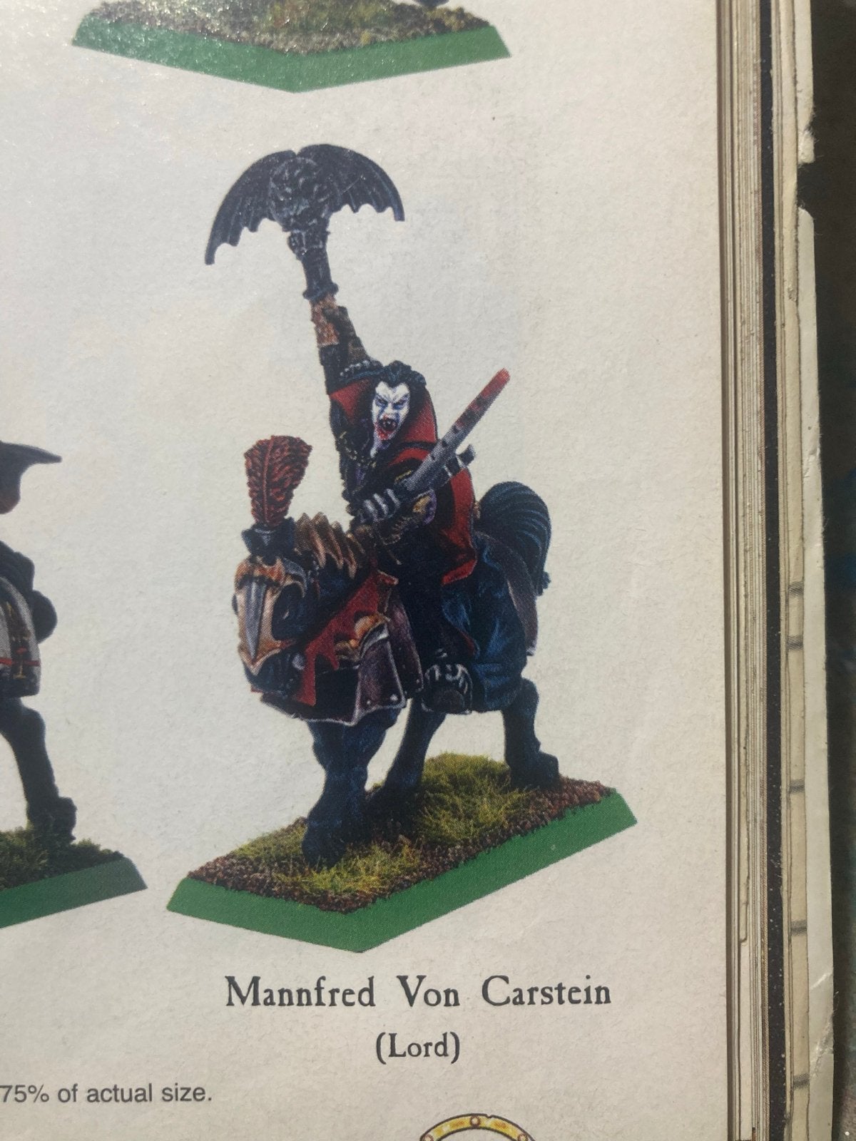 Warhammer Mannfred von Carstein (2002), Ophalen of Verzenden, Gebruikt, Warhammer, Figuurtje(s)