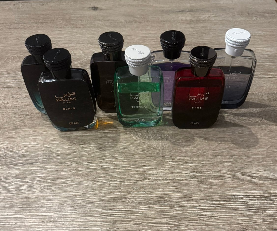🌊 RASASI HAWAS COLLECTION - DECANTS/SAMPLES | 8 GEUREN, Ophalen of Verzenden, Zo goed als nieuw