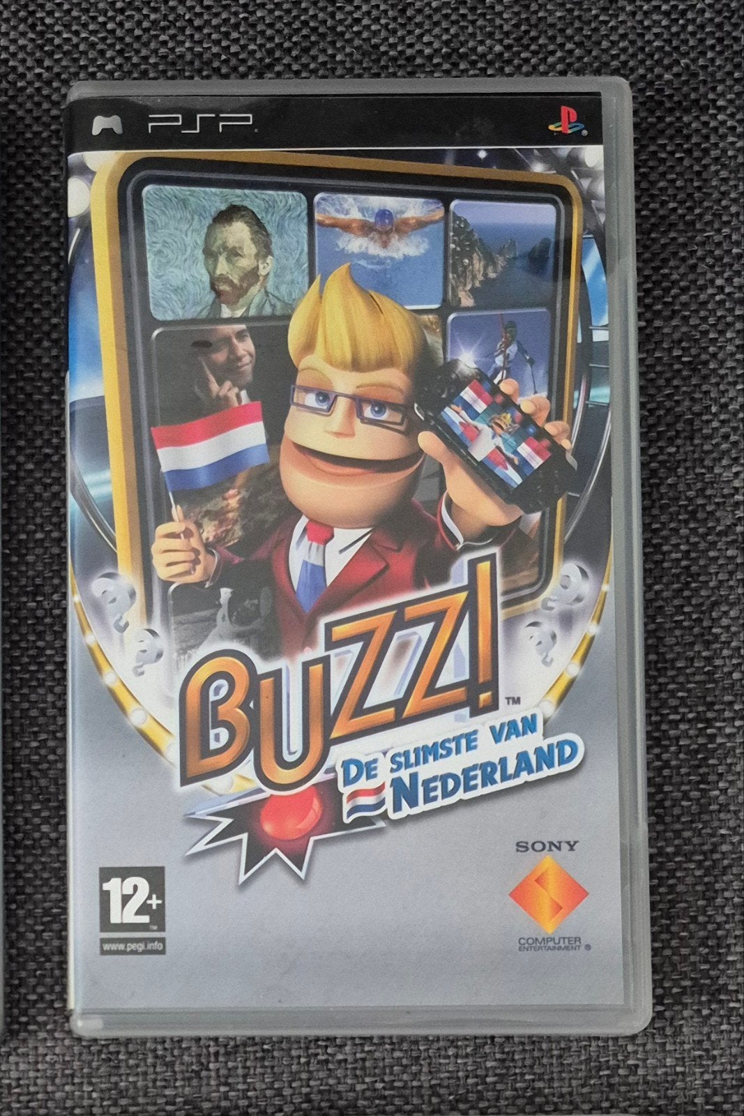 Psp Buzz! de slimste van Nederland game/spel, 1 speler, Ophalen of Verzenden, Zo goed als nieuw, Vanaf 12 jaar