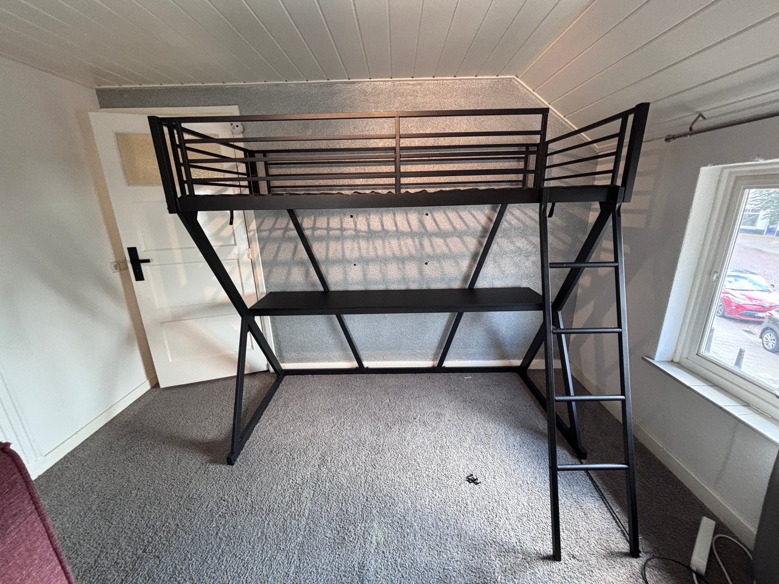 Hoogslaper, Ophalen, Eenpersoons, Zo goed als nieuw, 180 tot 200 cm