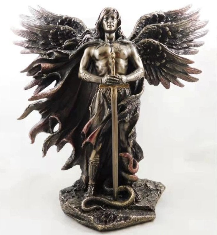 Seraphim Beeld Religie Engel Met Zwaard Serafijn Beeldje, Verzenden, Nieuw, Religie