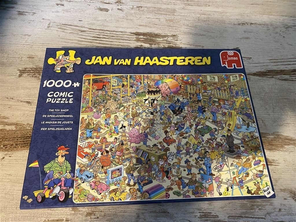 jan van haasteren - de speelgoedwinkel 1000 stuks [s713], Verzenden, 500 t/m 1500 stukjes, Zo goed als nieuw